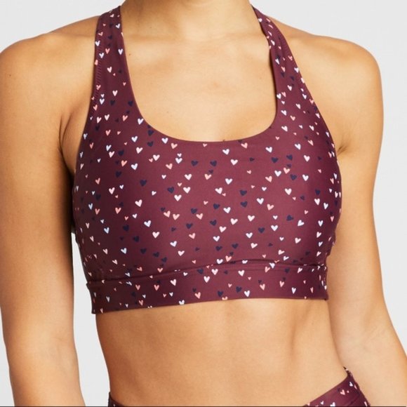 soulcycle Other - The Upside x Soulcycle Anna Heart Print Sports Bra